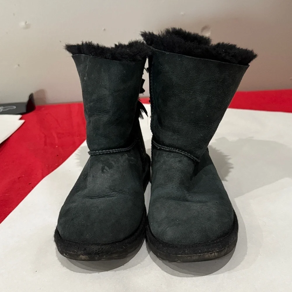 UGG Black Fur-Lined Boots